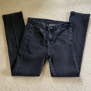 Walk Tall in the straight leg Calvin Klein Jeans.